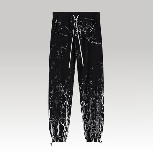 Pants Black Printed Hoodie