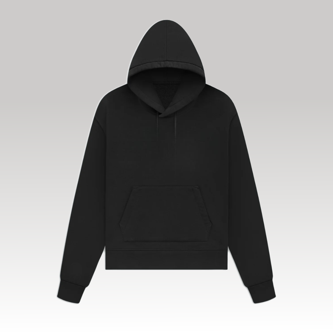 Staggered Logo Hoodie