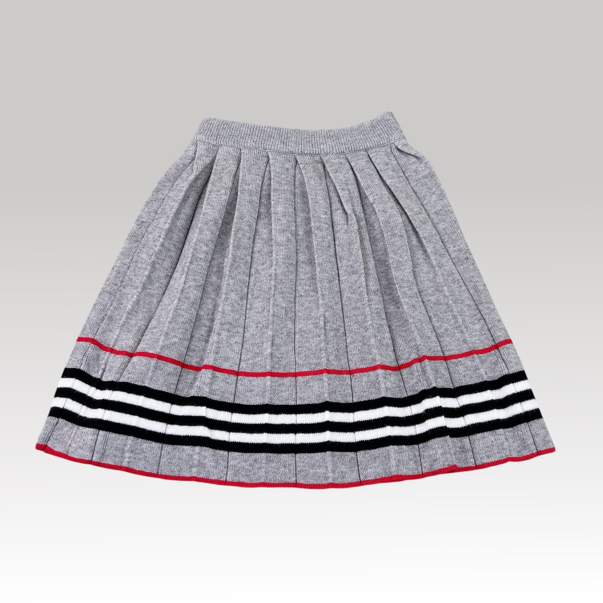 Kids Grey Check Skirt