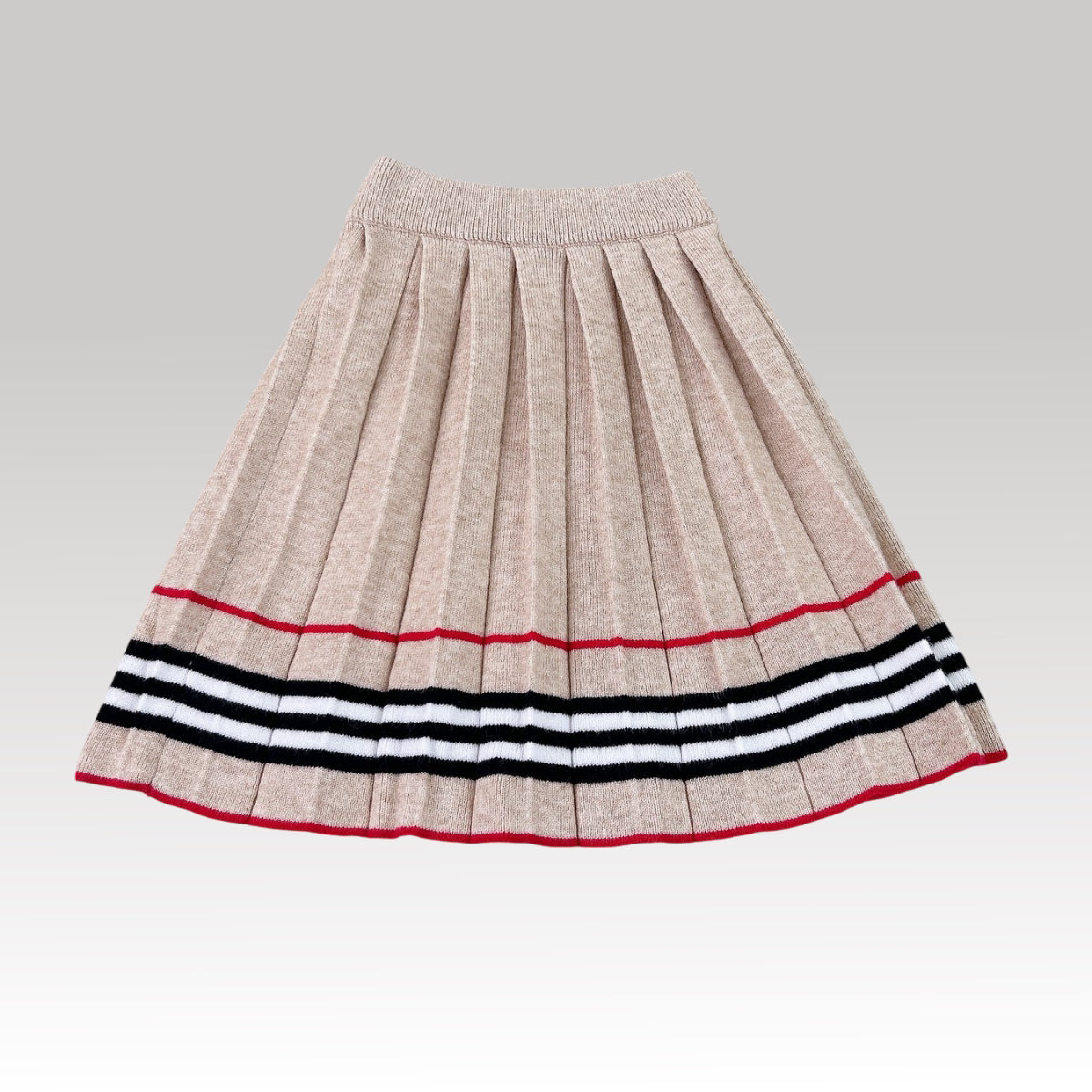 Kids Brown Check Skirt