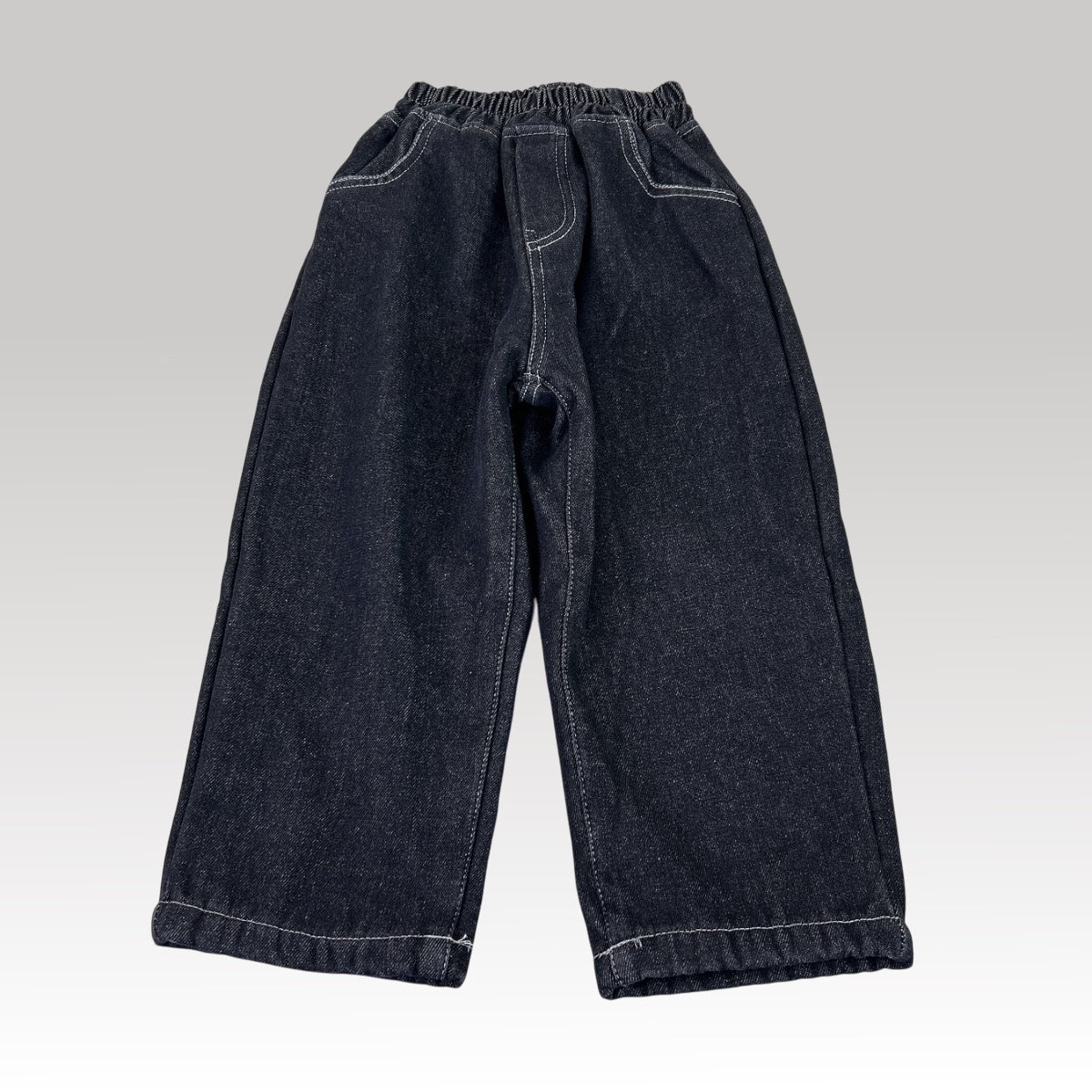 Kids Black Logo Denim Jeans
