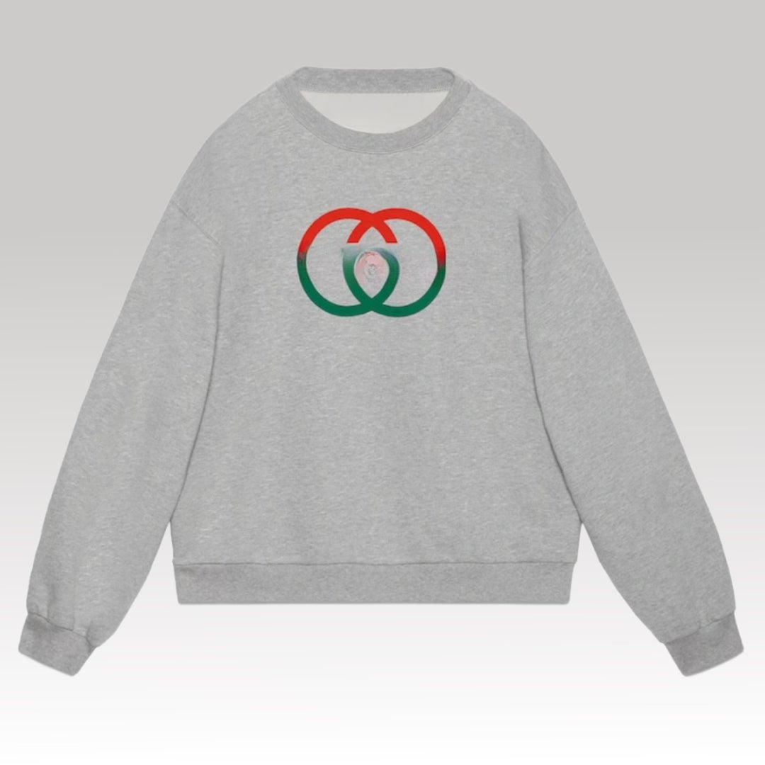 Cotton Jersey Printed Sweatshirt