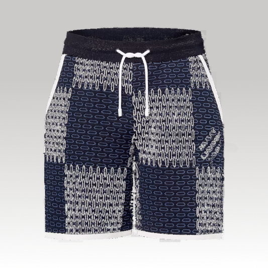 Damier Quilted Cotton Shorts