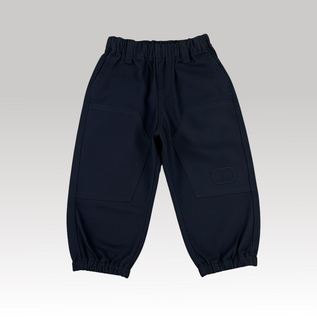 Kids Navy Relaxed Pants