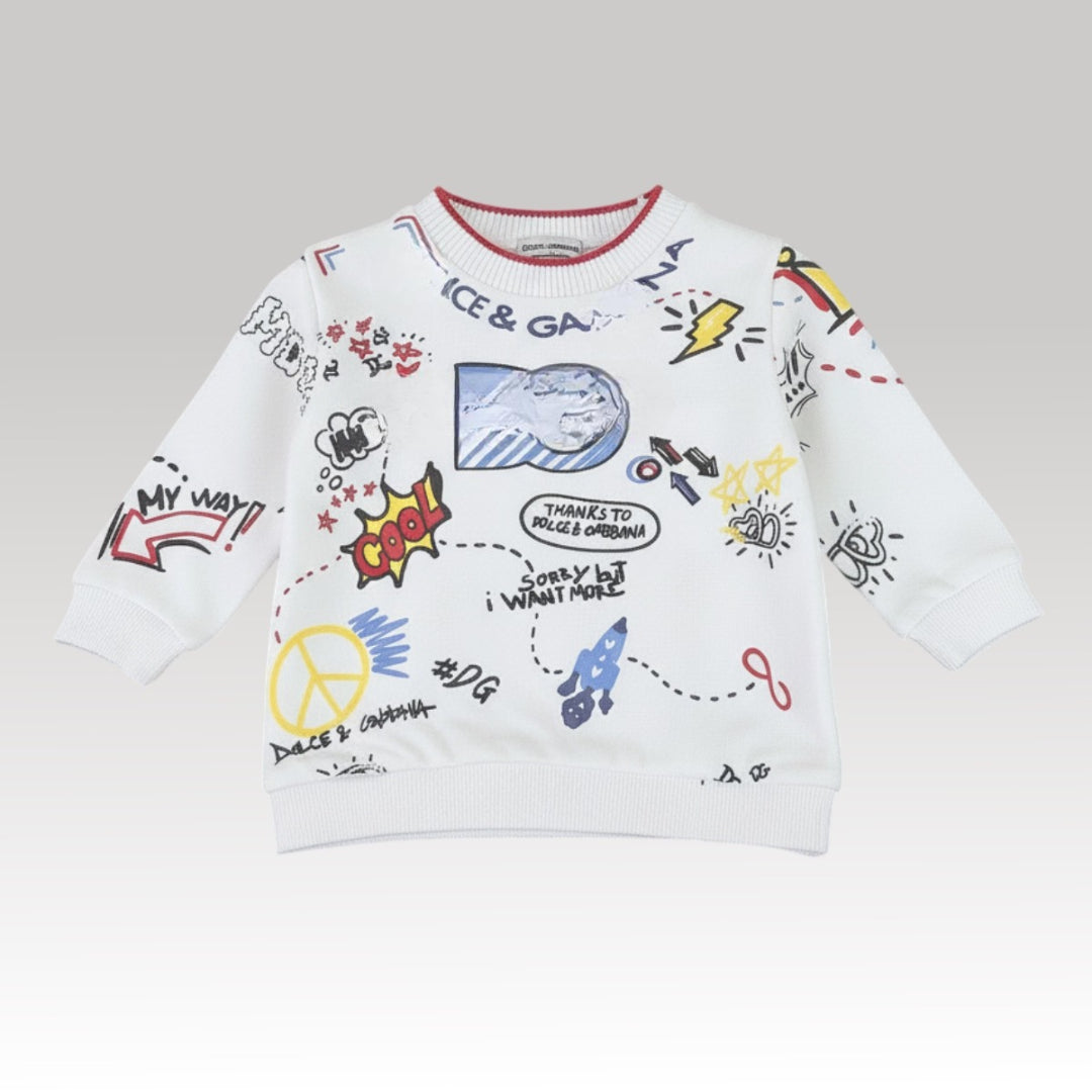 Kids Graphic Print Sweatshirt