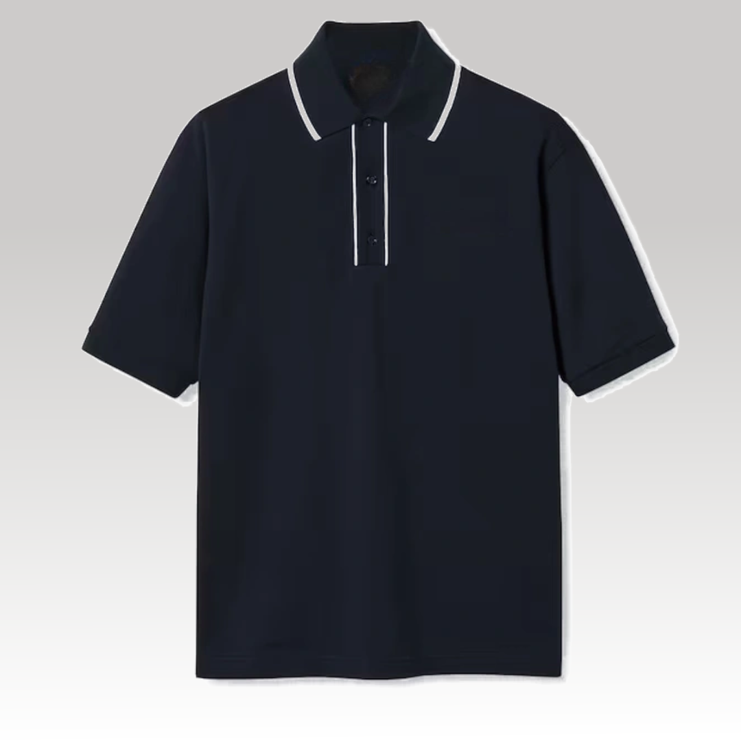 Embroidered Cotton Piquet Polo Shirt