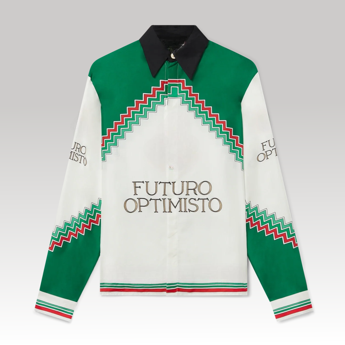 Futuro Optimisto Silk Shirt