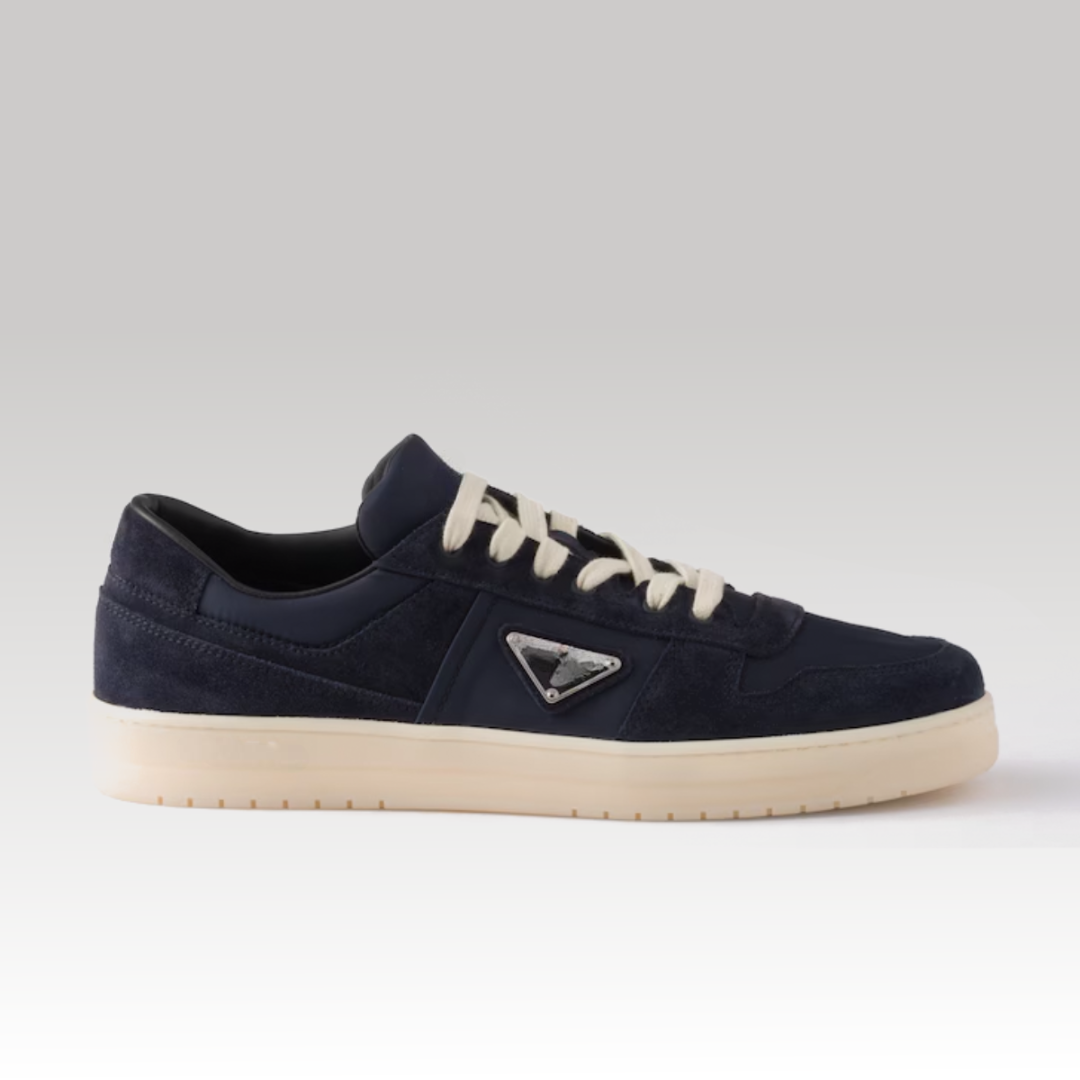 Downtown Re-Nylon and Suede Sneaker