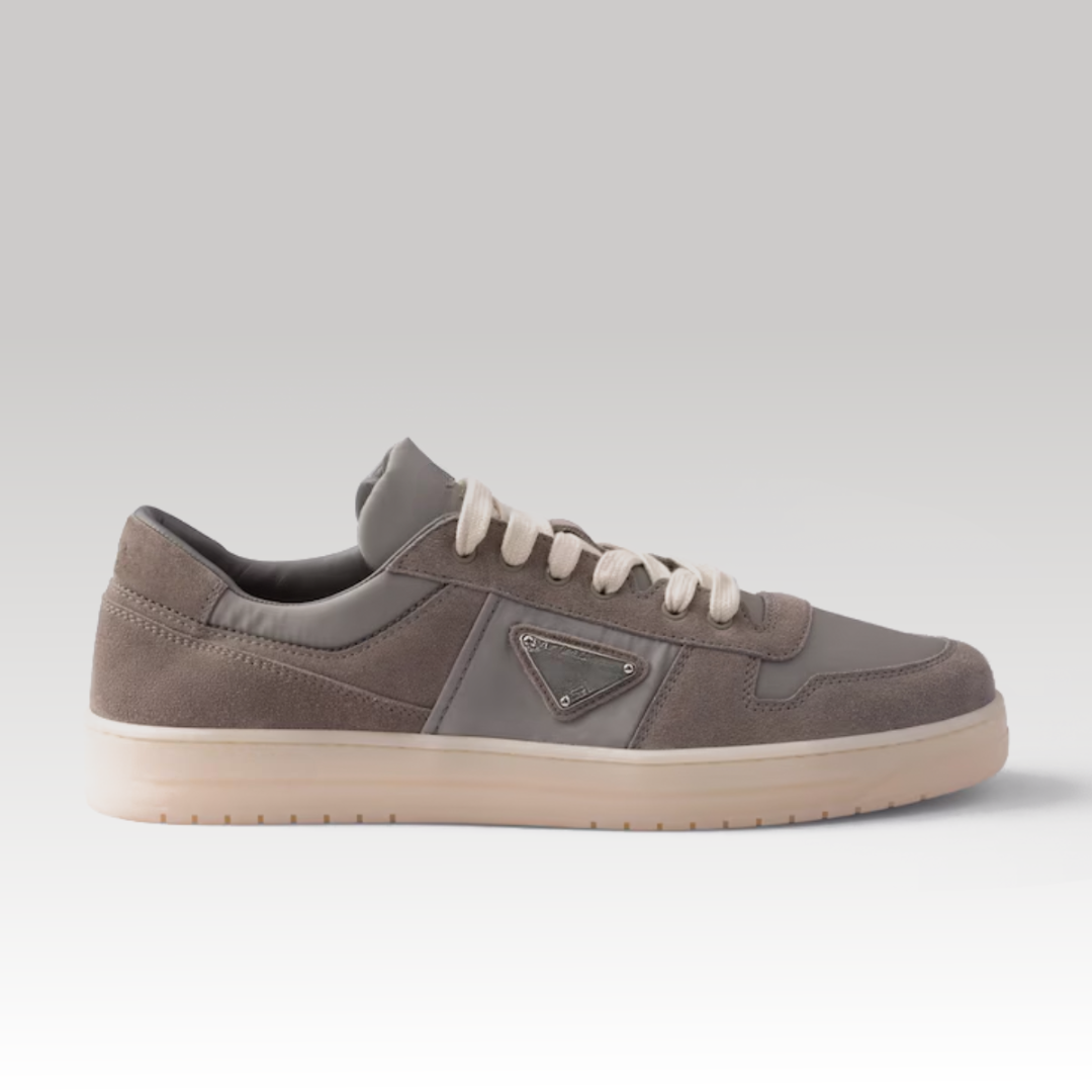 Downtown Re-Nylon and Suede Sneaker