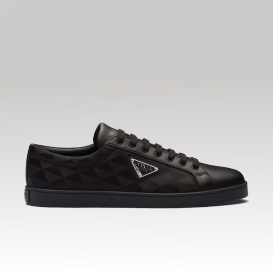 Leather and Re-Nylon Sneaker