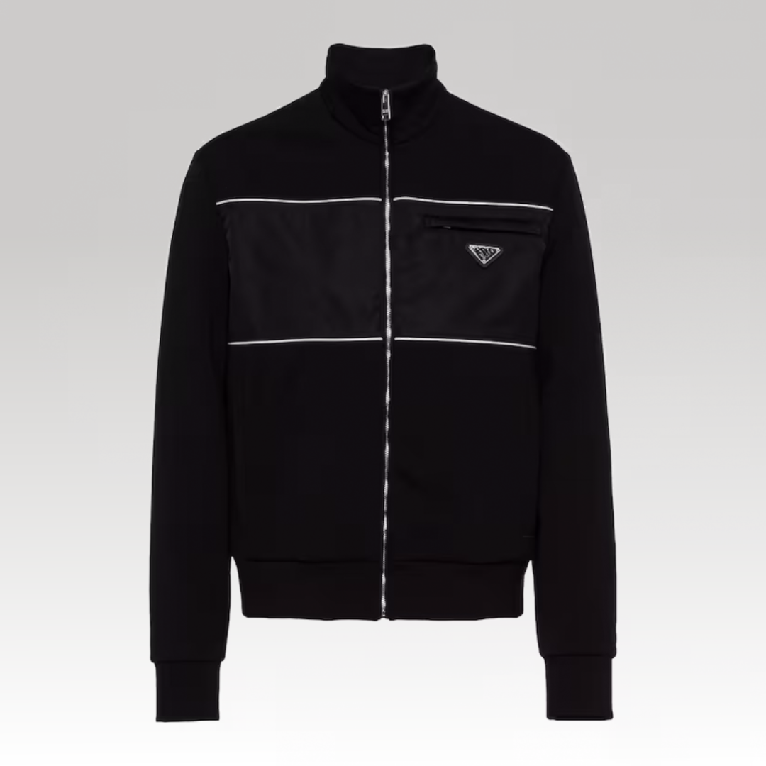 Sweatshirt With Re-Nylon Details