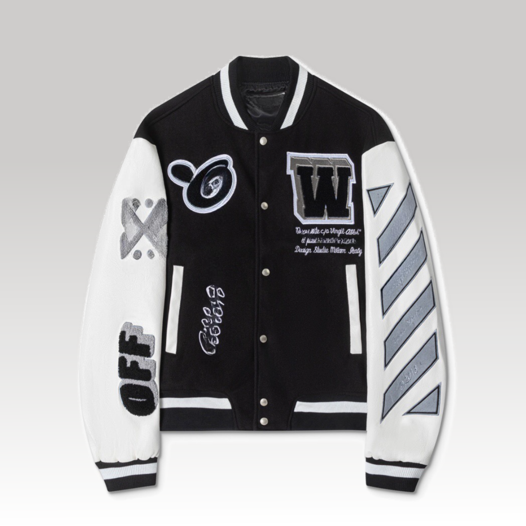 Lea Appliqué Varsity Jacket