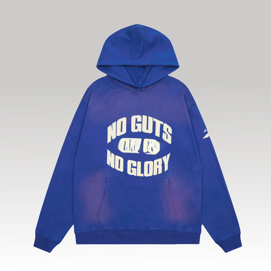 No Guts No Glory Hoodie Blue