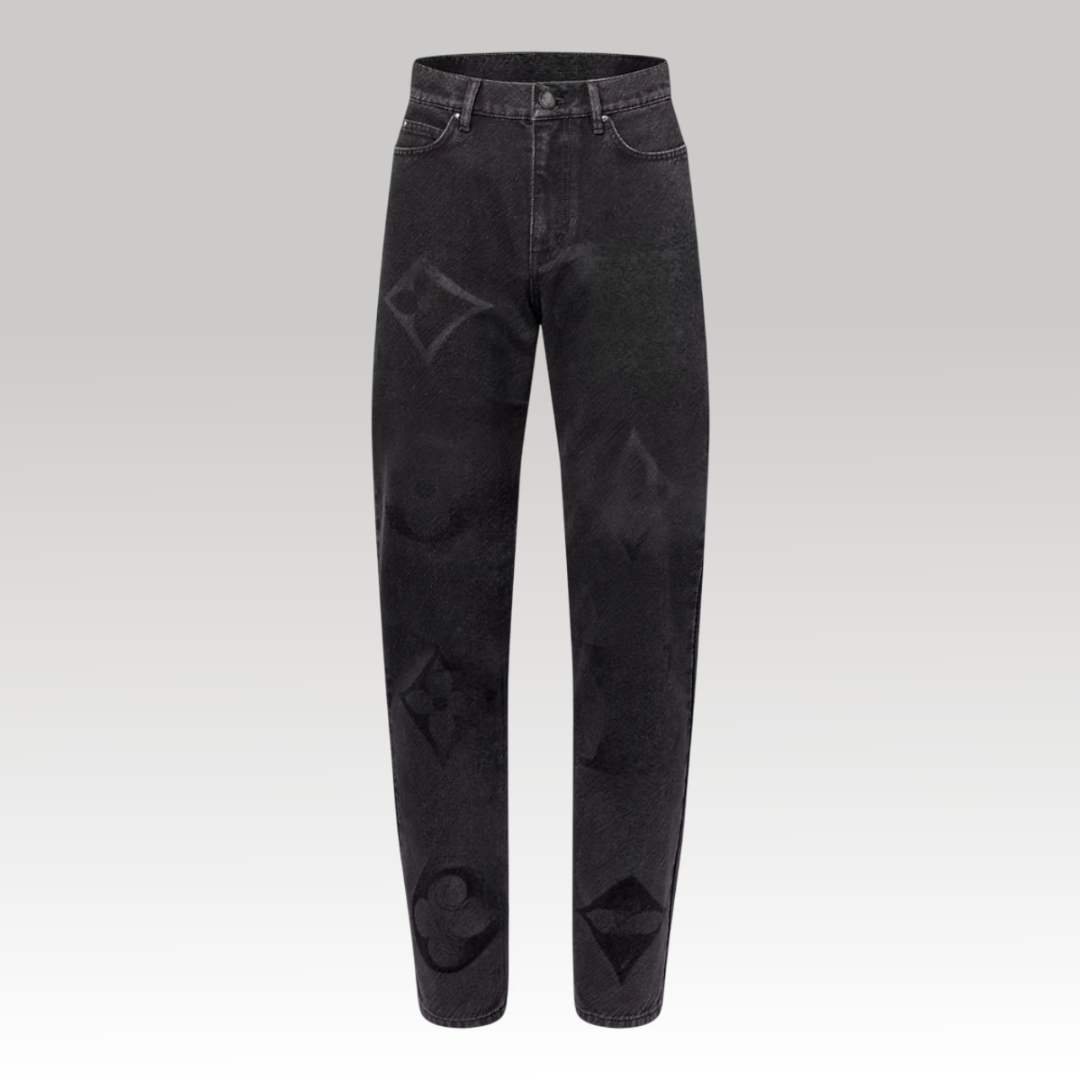 Monogram Denim Pants
