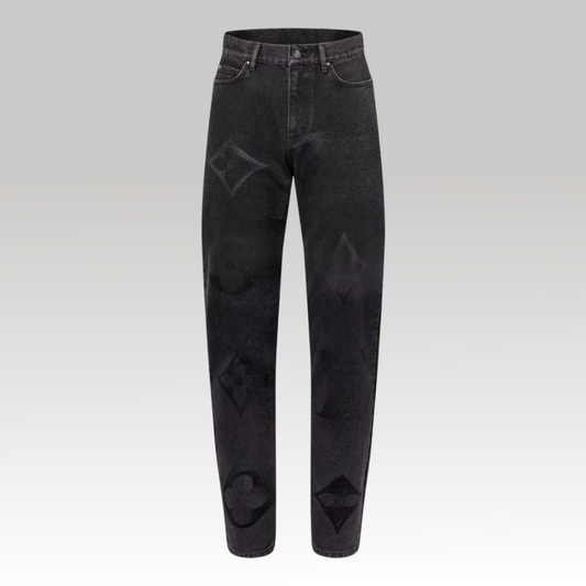 Monogram Denim Pants