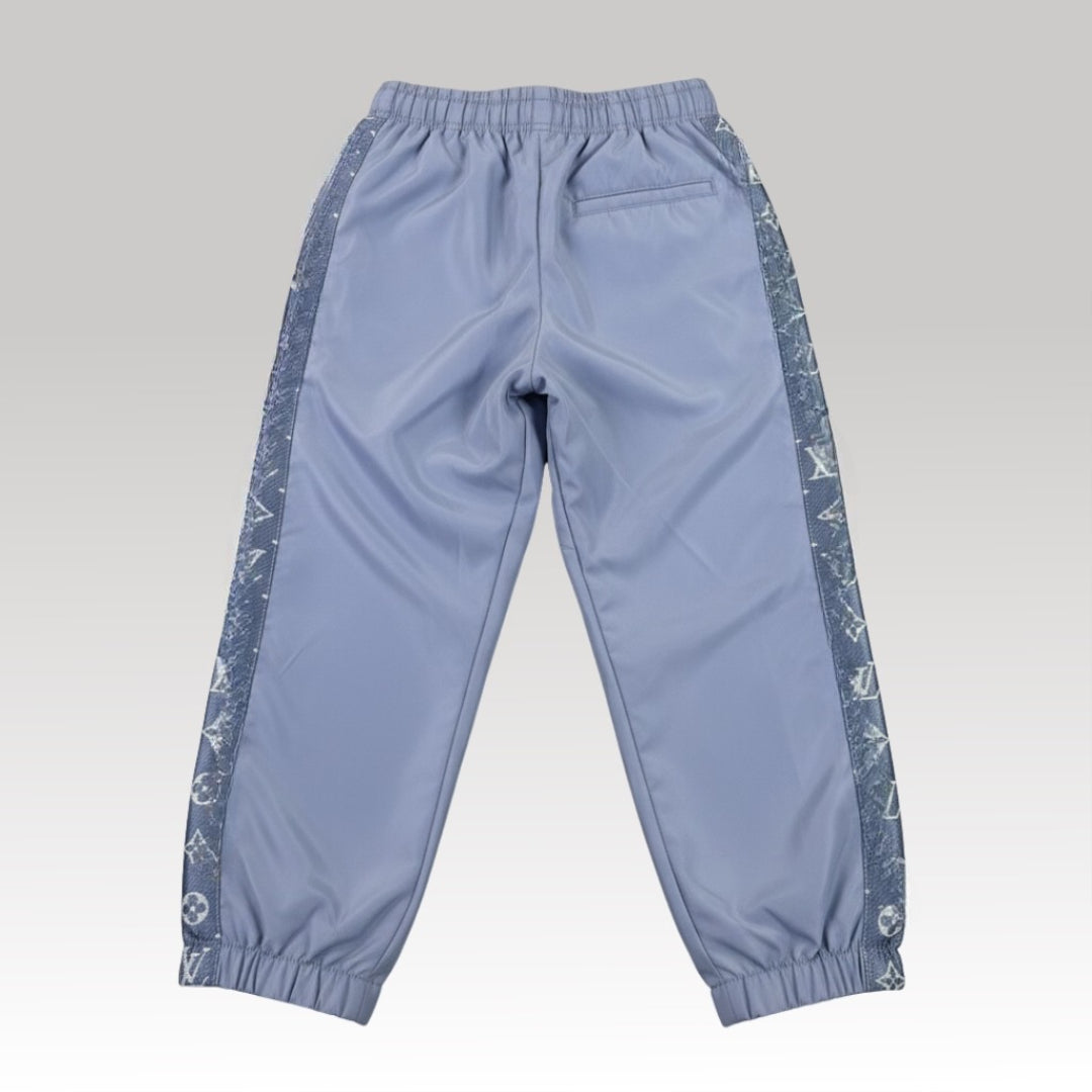 Kids Monogram Side Stripe Track Pants