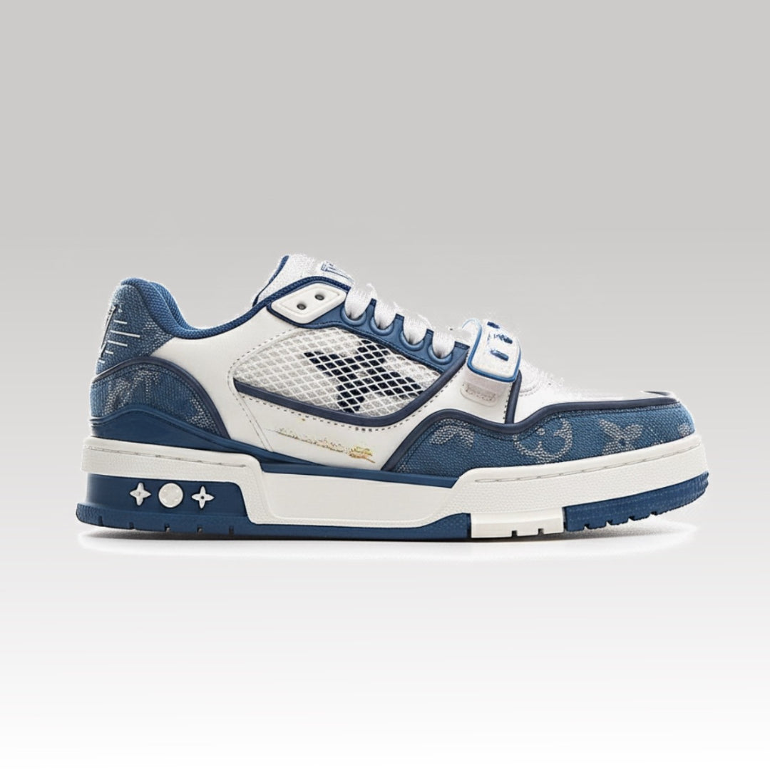 Kids Blue Skate Sneaker