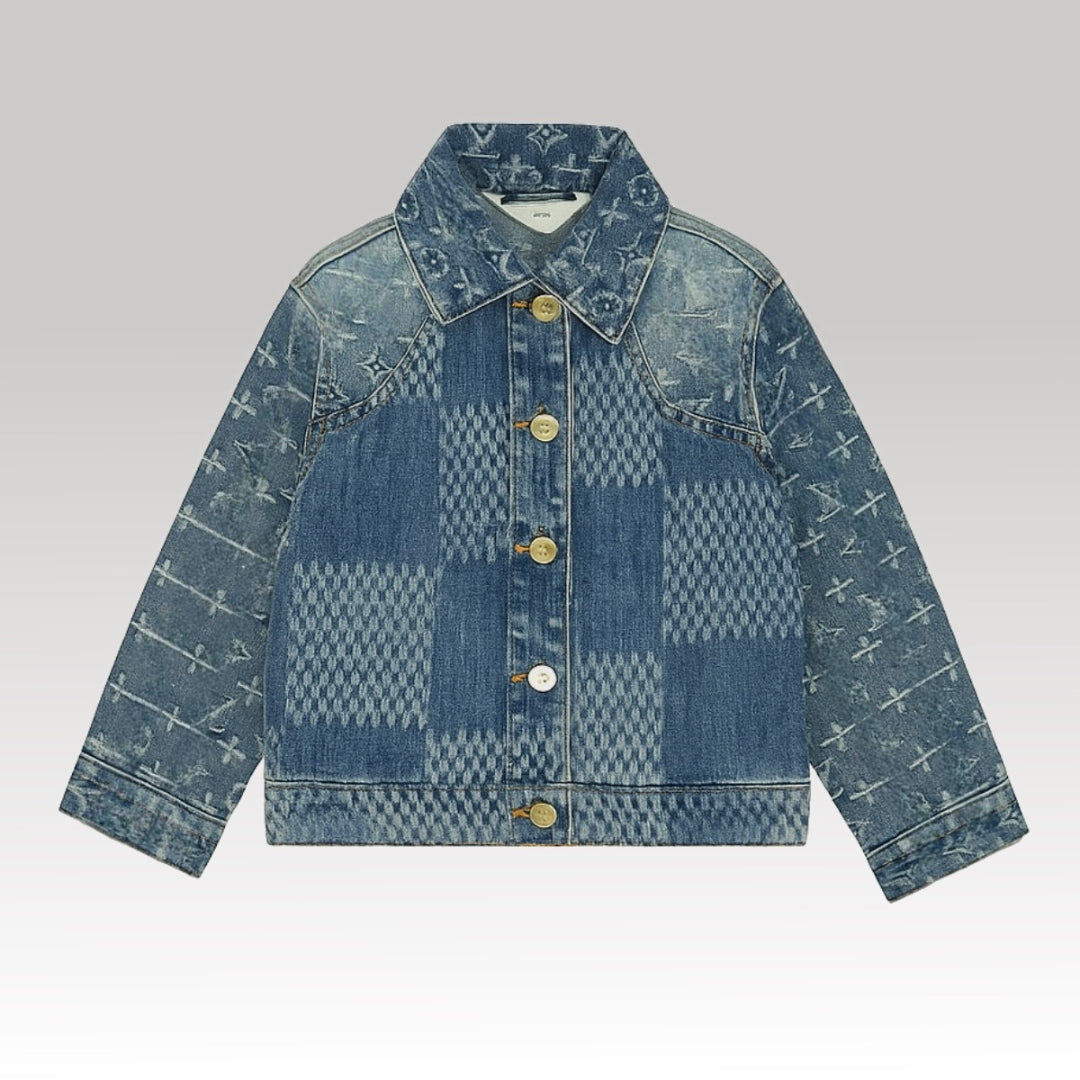Kids Monogram Denim Jacket