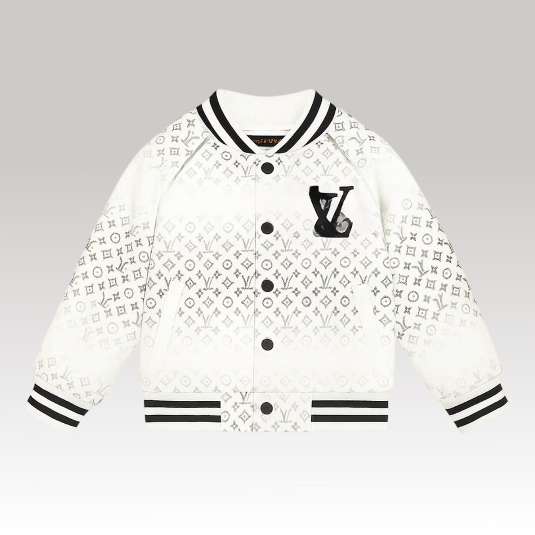 Kids Monogram Varsity Jacket