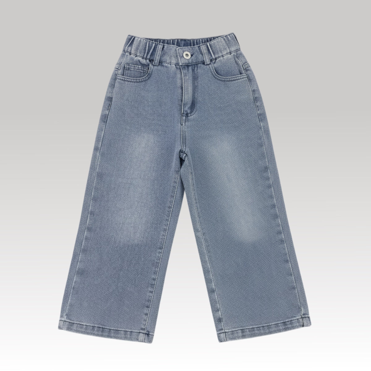 Kids Wide Leg Denim Pants