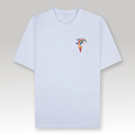 Nature Printed T-shirt White