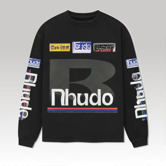 Petrol Patch Long Sleeve Tee