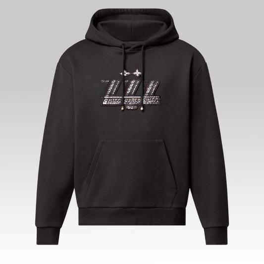 Pearl-Embellished Hoodie