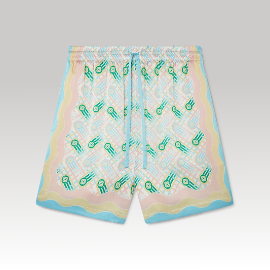 Ping Pong Silk Shorts