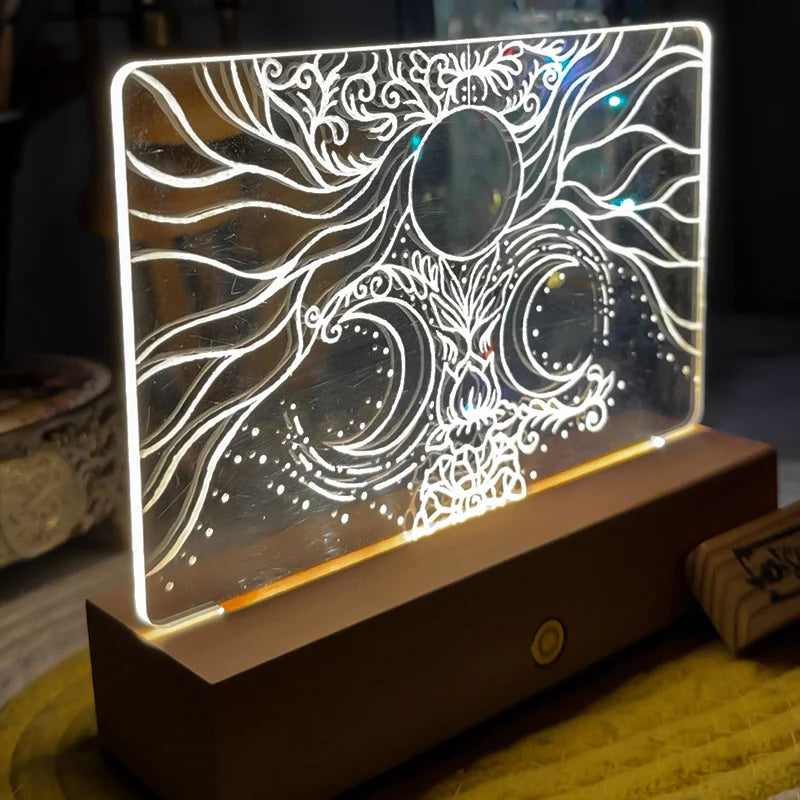 Kit : Gravure d'une lampe acrylique