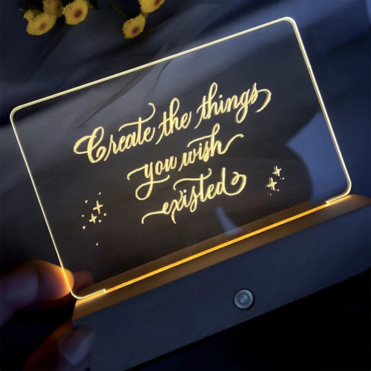 Kit : Gravure d'une lampe acrylique