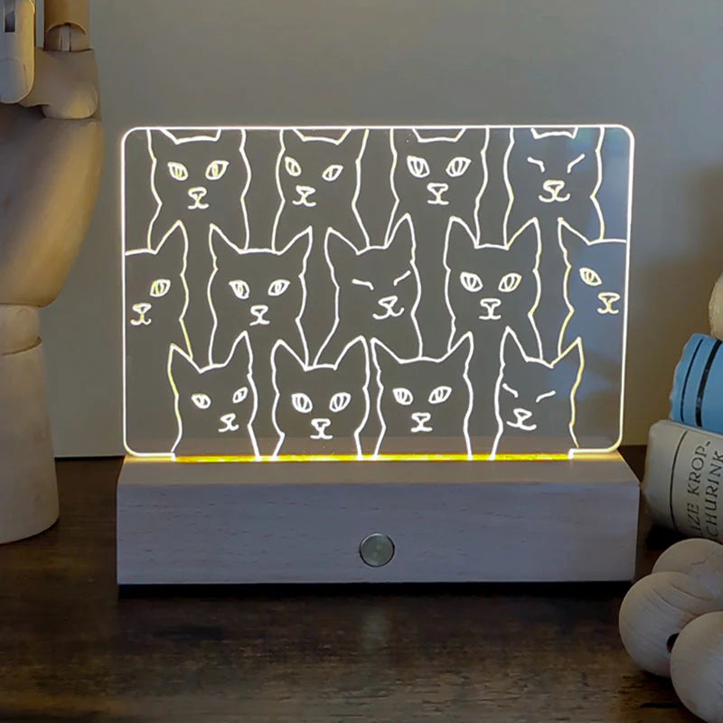 Kit : Gravure d'une lampe acrylique