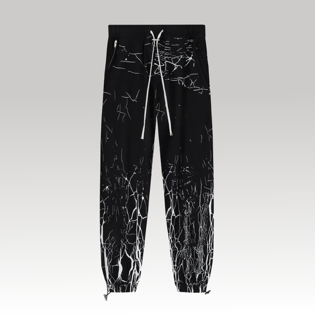 Pants Black Printed Hoodie