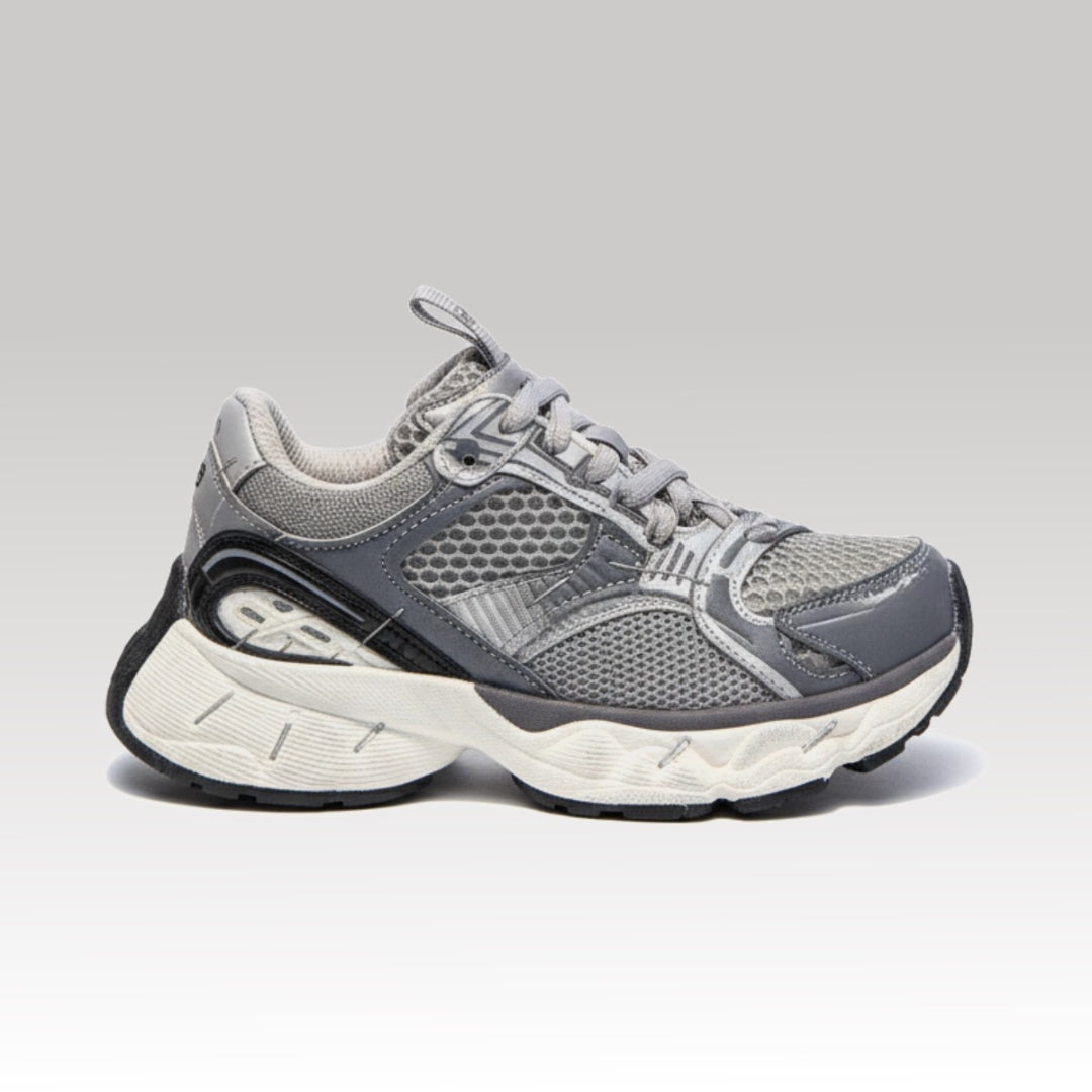 Kids Dark Grey Luxury Sneaker