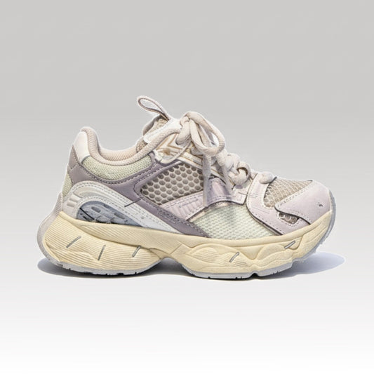 Kids Grey Luxury Sneaker