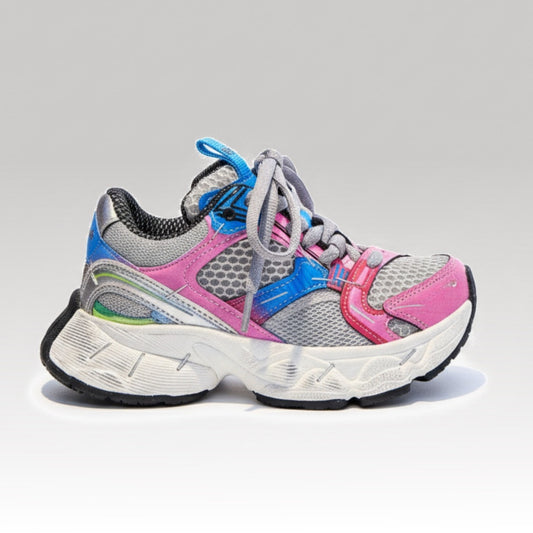 Kids Pink Luxury Sneaker