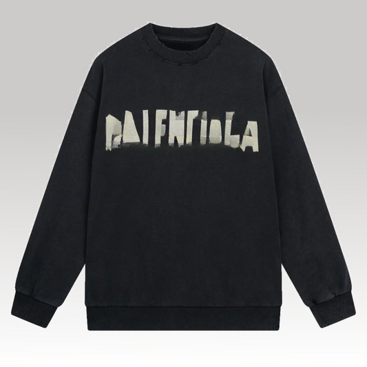 Tape Type Sweatshirt