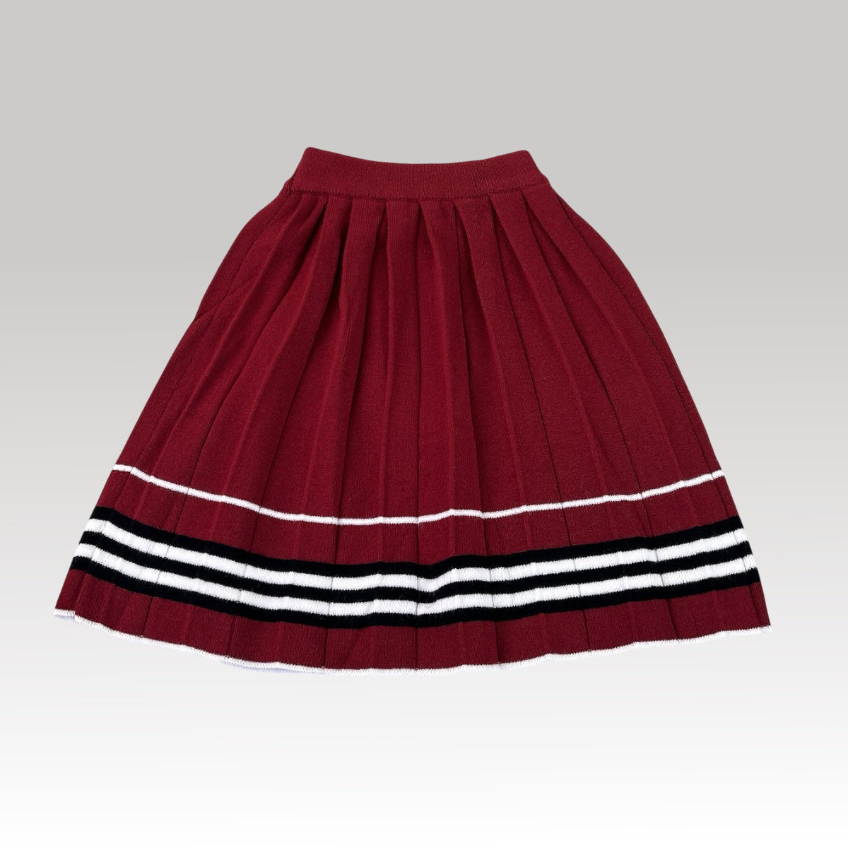 Kids Red Plaid Skirt