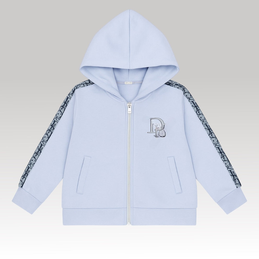 Kids Blue Designer Hoodie