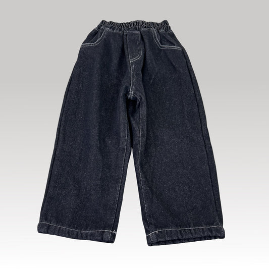 Kids Black Logo Denim Jeans