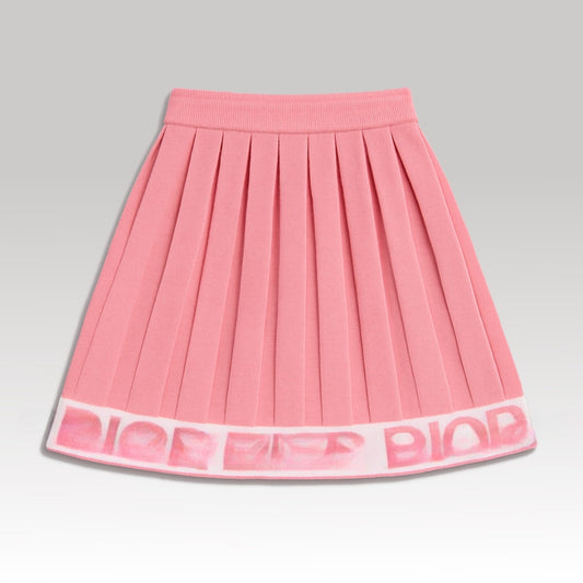 Kids Pink Knit Skirt