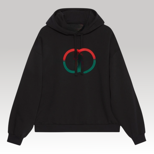 Cotton Jersey Printed Hooded Sweatshirt