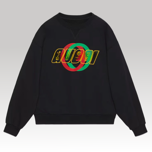 Cotton Jersey Sweatshirt With Embroidery