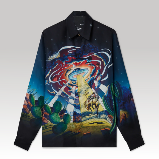 Cowboy De L’Espace Silk Shirt