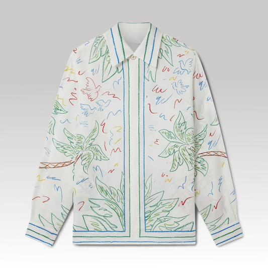 Crayon Tennis Club Silk Shirt