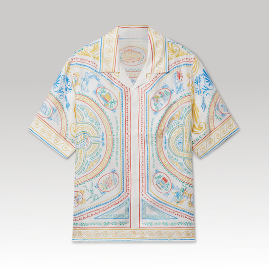 Crayon Vase Silk Shirt