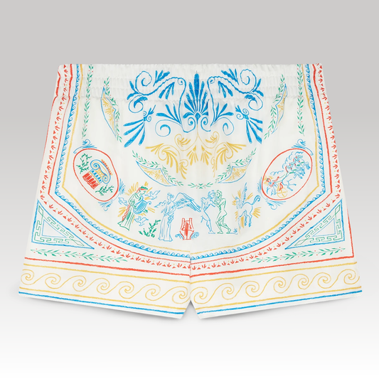 Crayon Vase Silk Shorts