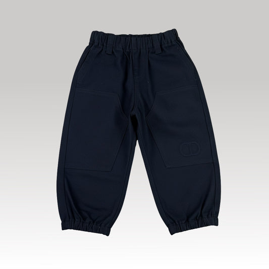 Kids Navy Relaxed Pants