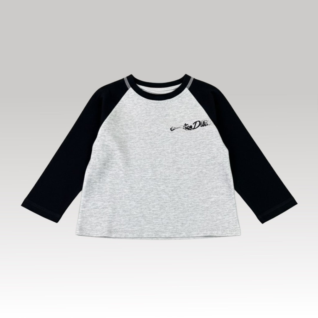 Contrast Raglan Long Sleeve TShirt
