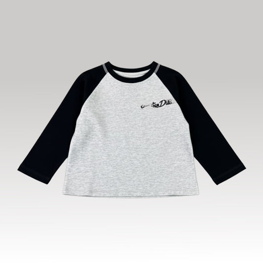 Contrast Raglan Long Sleeve TShirt