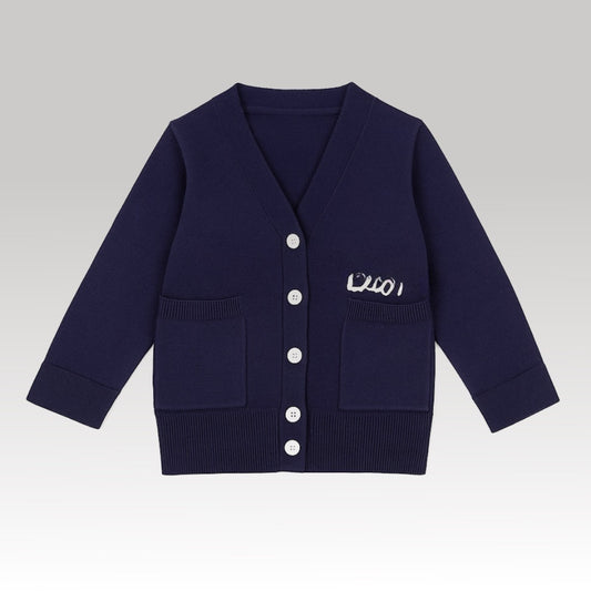 Kids Blue Knit Sweater